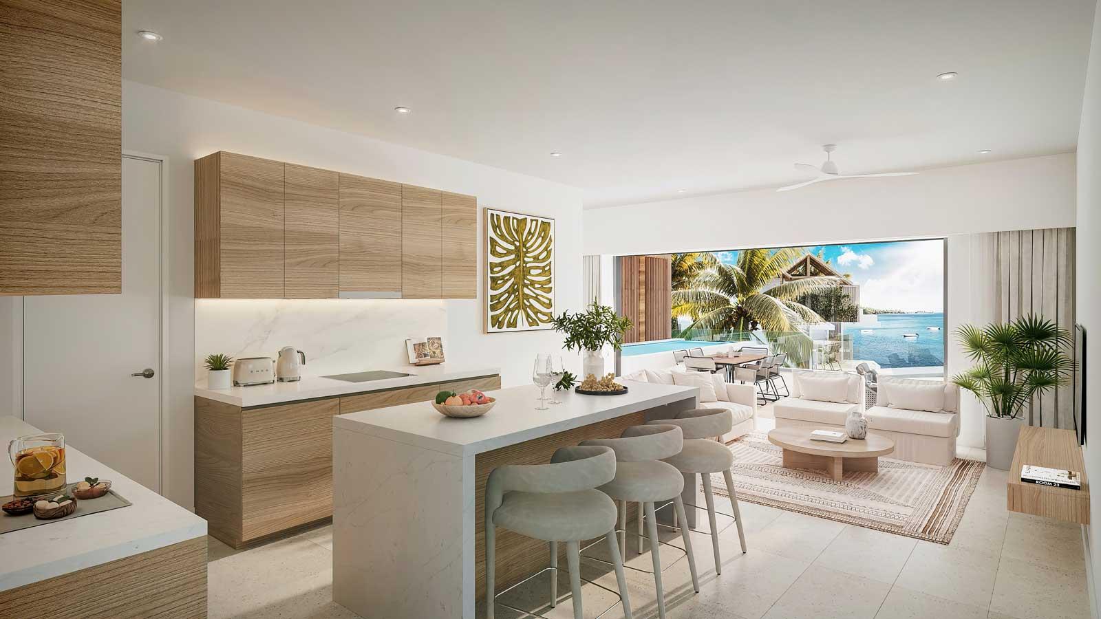 3-bedroom G+2 apartments for sale in Black River, Mauritius